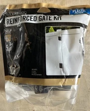 Everbilt 5" Reinforced Gate Kit For Plastic/Vinyl Fence.