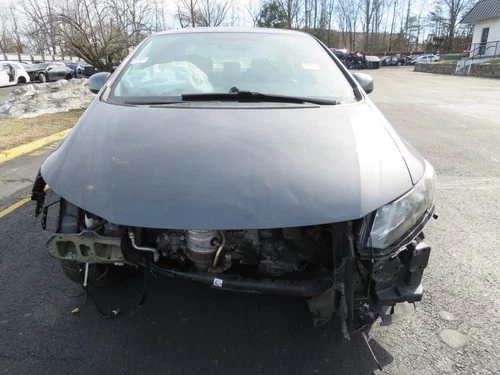 2013 HONDA CIVIC RIGHT SIDE MIRROR GRAY POLISHED METAL NH737MX CRACKED