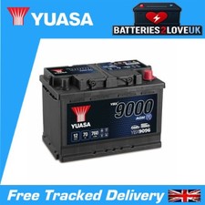 Yuasa YBX9096 - AGM Start Stop Plus Battery -  12V 70Ah 760CCA - 5Yr Warranty