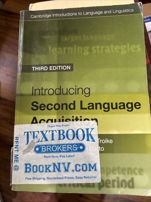 Cambridge Introductions to Language: Introducing Second Language Acquisition