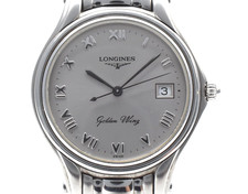 [EXC+5] Orologio Uomo Longines Golden Wing Cinque Stelle L3.606.4 34mm Qz Argento Giappone