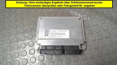 Steuergerät Einspritzung/ Motorsteuergerät Audi 8E/8H/QB6 A4 1.6 8E0906018AF