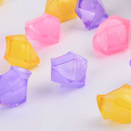 500 Pcs/Pack Acrylic Emulation Beads Craft Assorted Clear - Picture 8 of 11