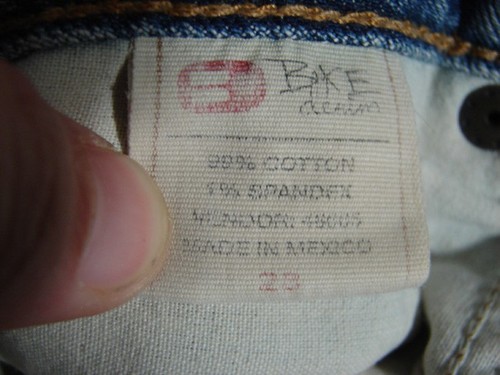 RE09455 **BKE (LA HEBILLA)** CAPRI ELÁSTICO RECLUIT, JEANS RECORTADOS PARA MUJER talla 23 - Imagen 3 de 3