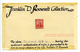 LOT 37178 USED STAMP FROM FRANKLIN D ROOSEVELT COLLECTION TRINIDAD