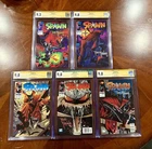Updated -SPAWN #2, #3, #4 and # 5 TODD MCFARLANE SIGNED SIGNATURE SET CGC Graded