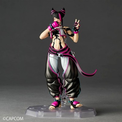 Revoltech JURI Street Fighter 6e limited w/Bonus Parts Release On