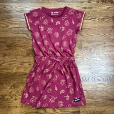 Wizarding World of Harry Potter Gryffindor Graphic Dress with Gold Graphics 10