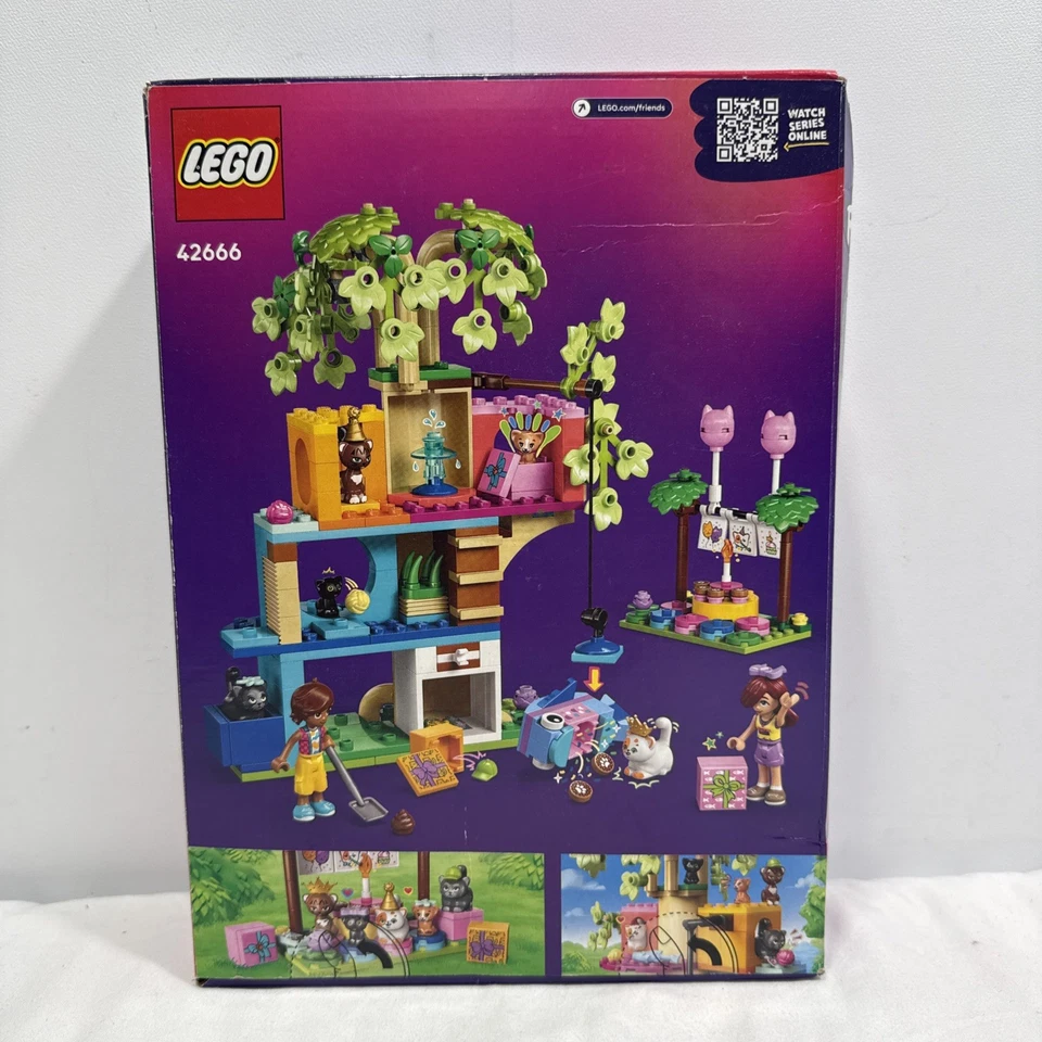 LEGO Friends: Cat день рождения вечеринки (42666) ~ новый запечатанный в несовершенной коробке - Изображение 2 из 4