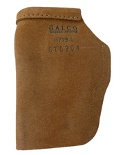 Vintage Galco Phoenix Arizona H719 L ST0204 Clip On Belt Suede Gun Holder Holste