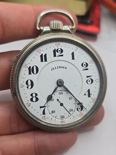 Antique Illinois 16s Gold Filled Pocket Watch 19j Grade 706 As Is