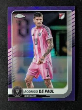 2025 Topps Chrome MLS RODRIGO DE PAUL 73/75 Purple Refractor Inter Miami CF #134