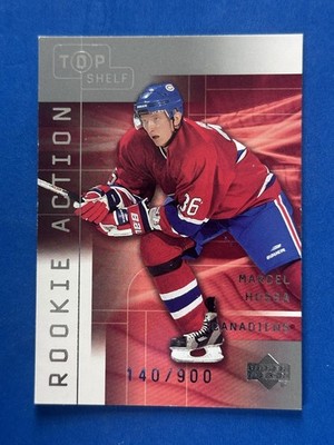 2001-02 Upper Deck Top Shelf Update #130 Marcel Hossa Canadiens #/900 RC