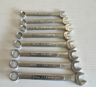 Craftsman VV or V Series Metric 8pc Combination Wrench Set 10 17mm Forged Steel