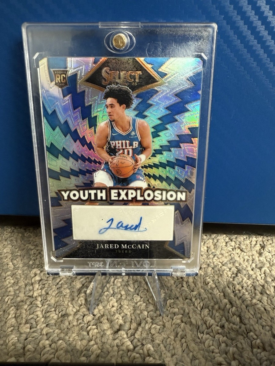2024-25 Panini Select Jared McCain Youth Explosion YE-JAR Prizm