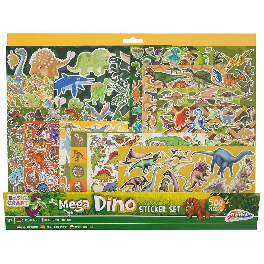 Grafix Mega Dinosaurier mit 500 Stickern
