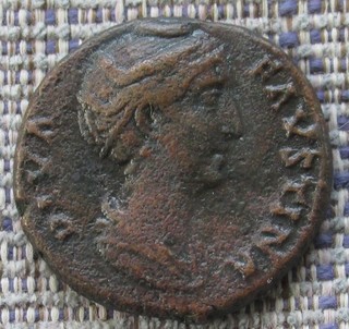 FAUSTINA SENIOR wife of Antoninus Pius Roman bronze as/dupondius