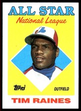 Tim Raines 1988 Topps #403 Montreal Expos MLB READ FREE SHIPPING AutographDen