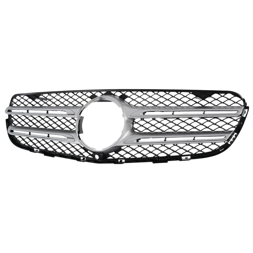 Front Grille For Mercedes Benz GLC-Class W/X253 GLC300 GLC350 2016-2019 Chrome Foto 2 de 4