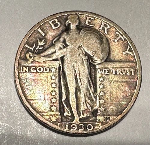 1930 Standing Liberty Quarter, VF-XF Super Sharp Toner!!!