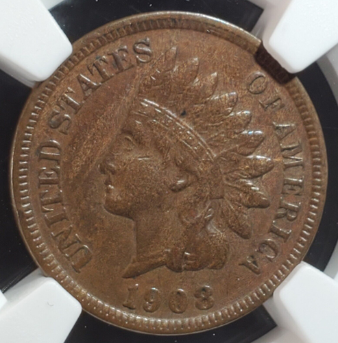 1908-S Indian Head Cent NGC XF40 BN 6843993-003 Exquisite Coin Rare - Picture 5 of 9