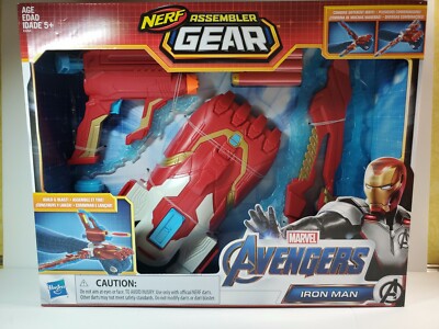 Marvel Avengers: Endgame Nerf Iron Man Assembler Gear NEW FREE