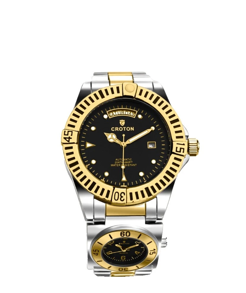 Croton Stainless Steel Case Mechanical (Automatic) Wristwatches