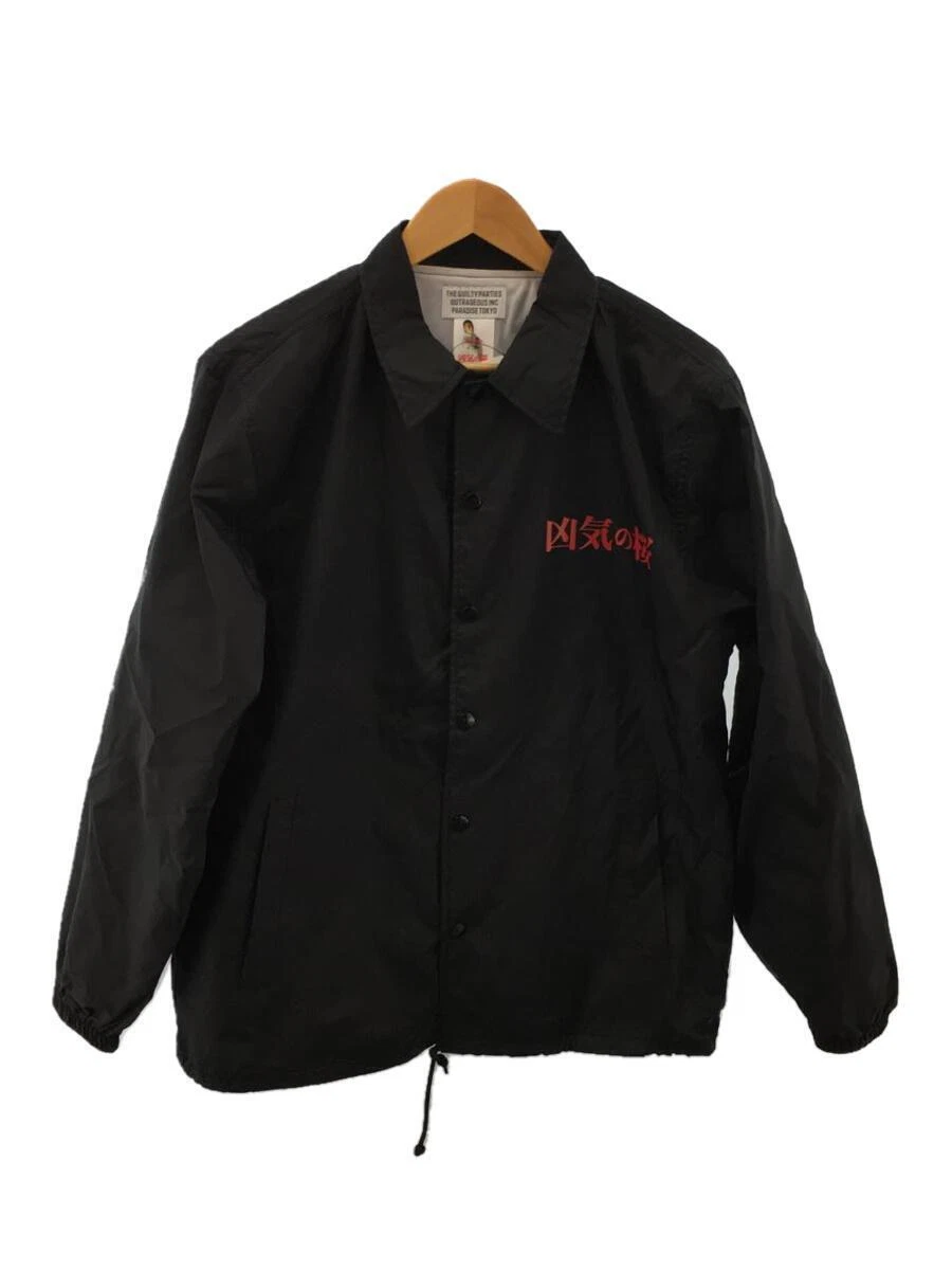 Wacko Maria Coach Jacket Black Nylon Size M Used From Japan | eBay