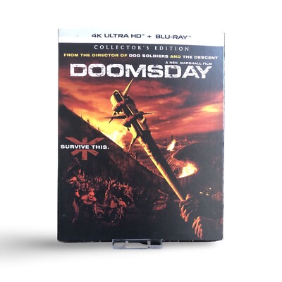 Shout! Factory DOOMSDAY 4K UHD + Blu-ray Slipcover Brand New Sealed
