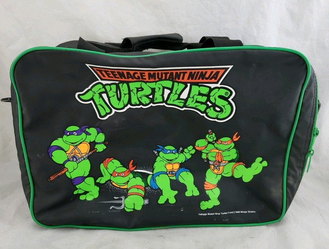 Vintage Mirage Tmnt Age Mutant Ninja Turtles Book Bag Soft Case