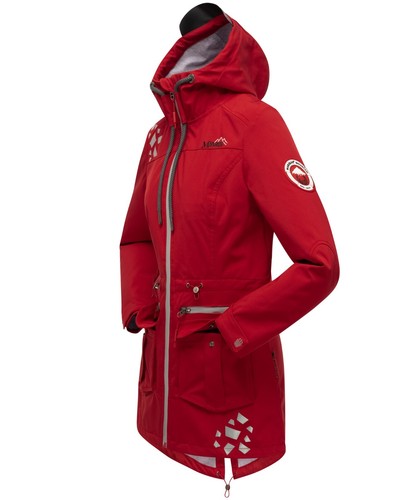 Marikoo Damen Softshell Outdoor Jacke Übergangs Funktions Regen Mantel Ulissaa - Bild 65 von 74