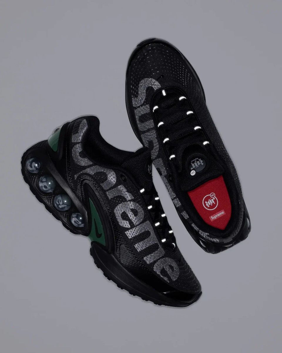 Supreme × Nike Air Max DN Black / Galactic Jade FZ4044-001