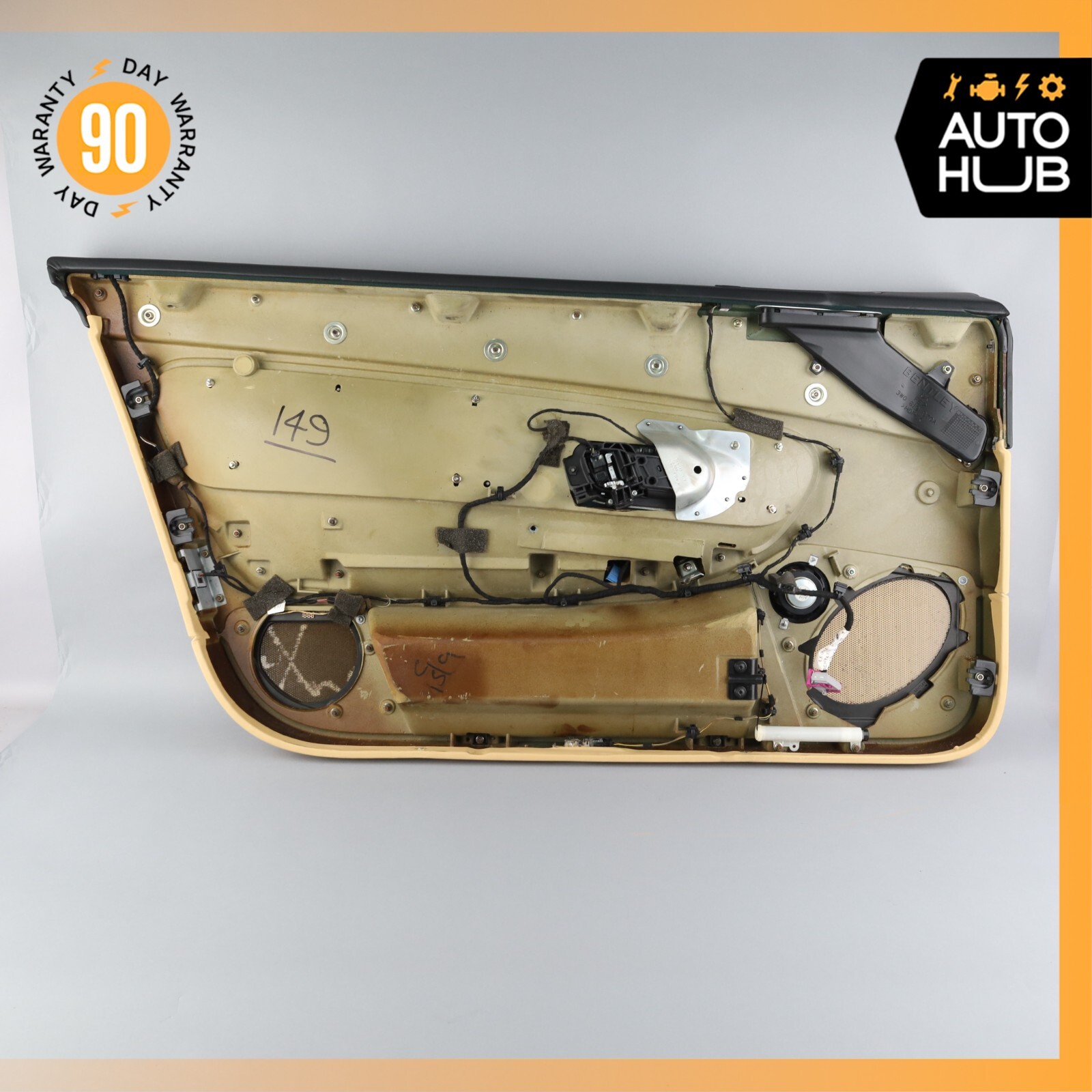 03-10 Bentley Continental GT Right Side Interior Door Panel Beige OEM 81k
