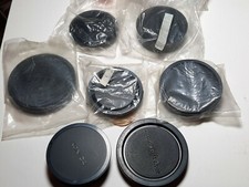 Lot of 7 Camera Lens Caps Mixed Lot FREE SHIPPING