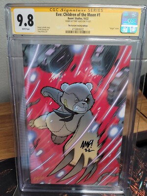 EVE: Children of the Moon #1 - Tony Fleecs Signed CGC SS 9.8 Optioned Vol 2 Key