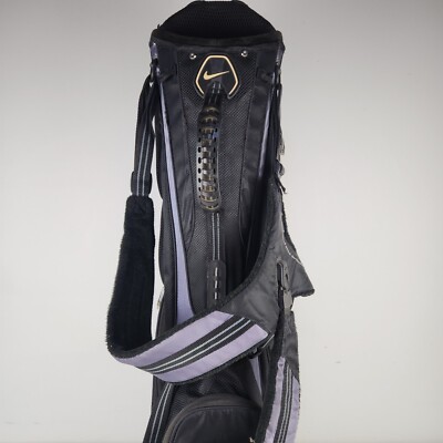 Nike Xtreme Sport Stand Carry Golf Club Bag 8-Way Black Dual Nike Xtreme Sport Stand Carry Golf Club Bag 8-Way Black Dual