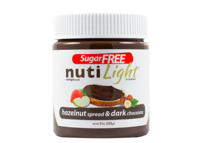 Keto Snacks: Nutilight Hazelnut spread Dark Chocolate. 3 jars (7 net carbs)