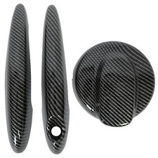 For Mini R50 R55 R56 Cooper S 06-14 Carbon Style Door Handle Coversgas Tank Cap For Mini R50 R55 R56 Cooper S 06-14 Carbon Style Door Handle Coversgas Tank Cap