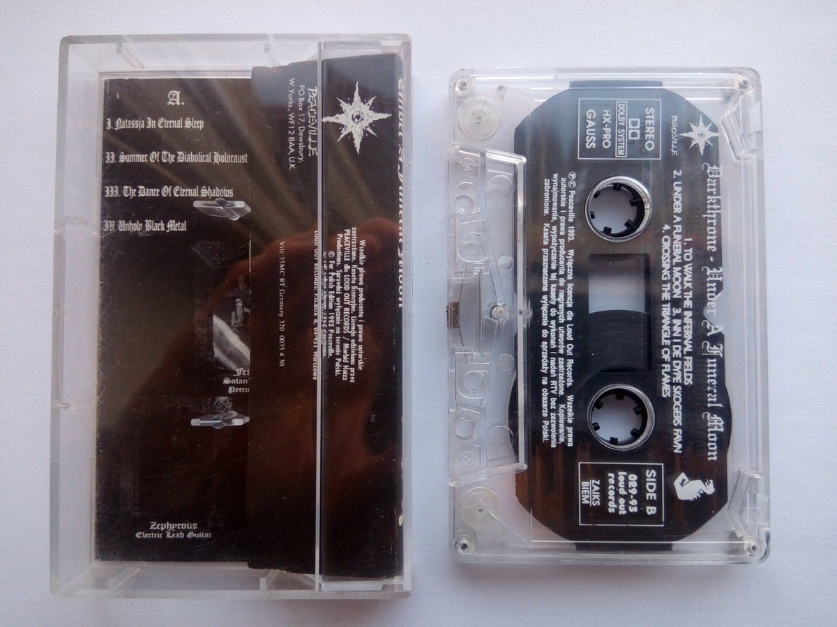Darkthrone - Under A Funeral Moon Cassette (Loud Out Records) | eBay