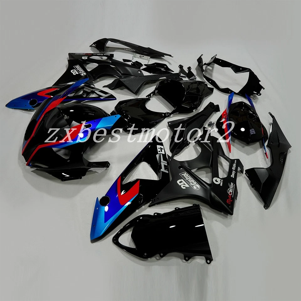 Kit de carenado pintado para BMW S1000RR S1000 RR 2009-2014 moldeado por inyección con pernos Foto 2 de 4