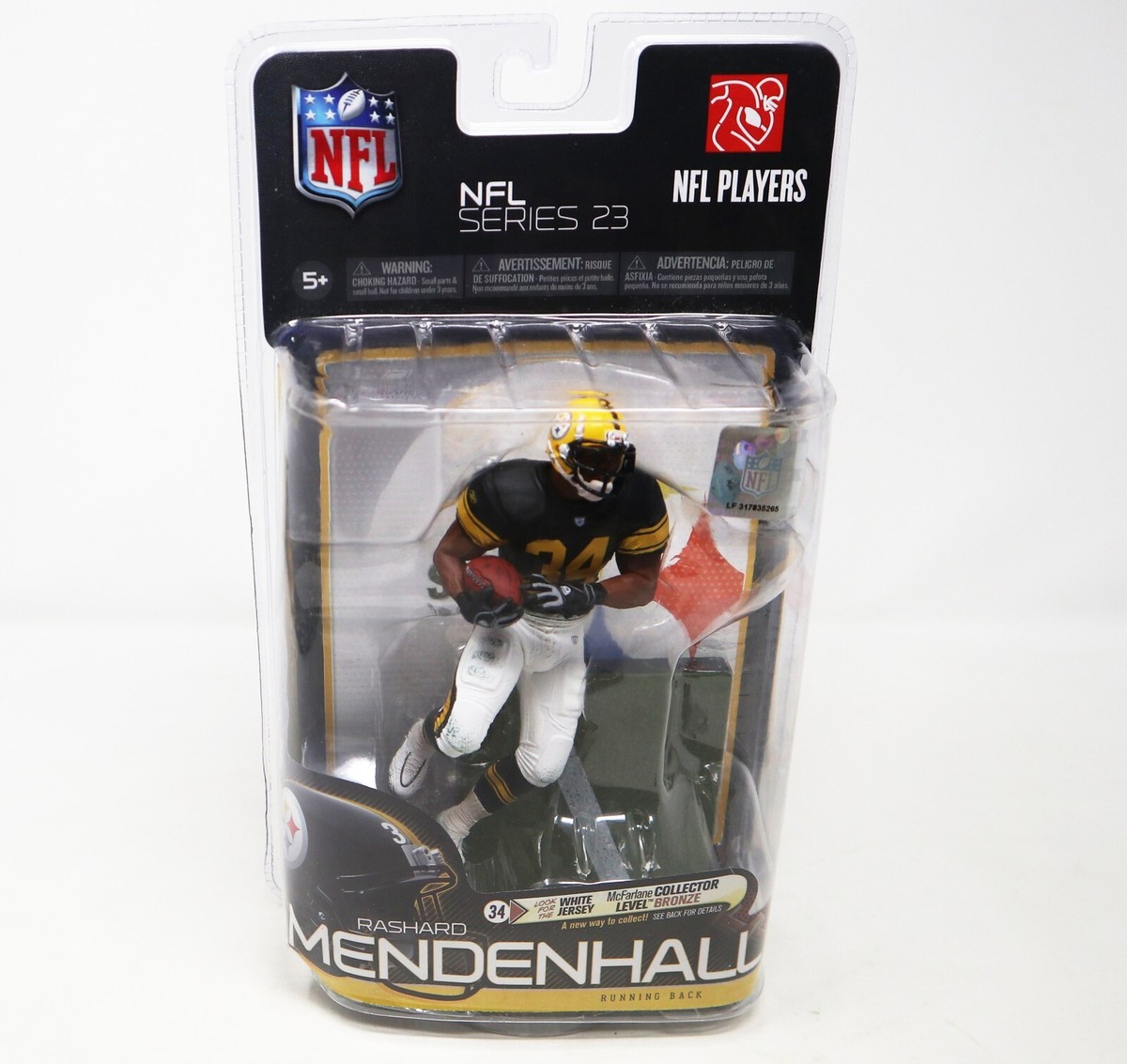 2010 McFARLANE NFL SERIES 23 RASHARD MENDENHALL FIGURE STEELERS