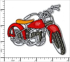 20 Pcs Embroidered Iron on patches Motor Bike Sport 92x81mm AP027cE