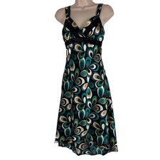 I.N. San Francisco Dress Women's Size 5 Sleeveless A-Line Lightweight Satin