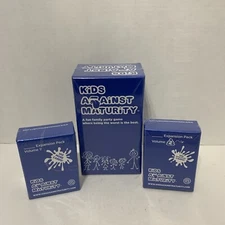 Kids Against Maturity: Card Game for Kids w/2 Expansion Pack Sets NEW SEALED!