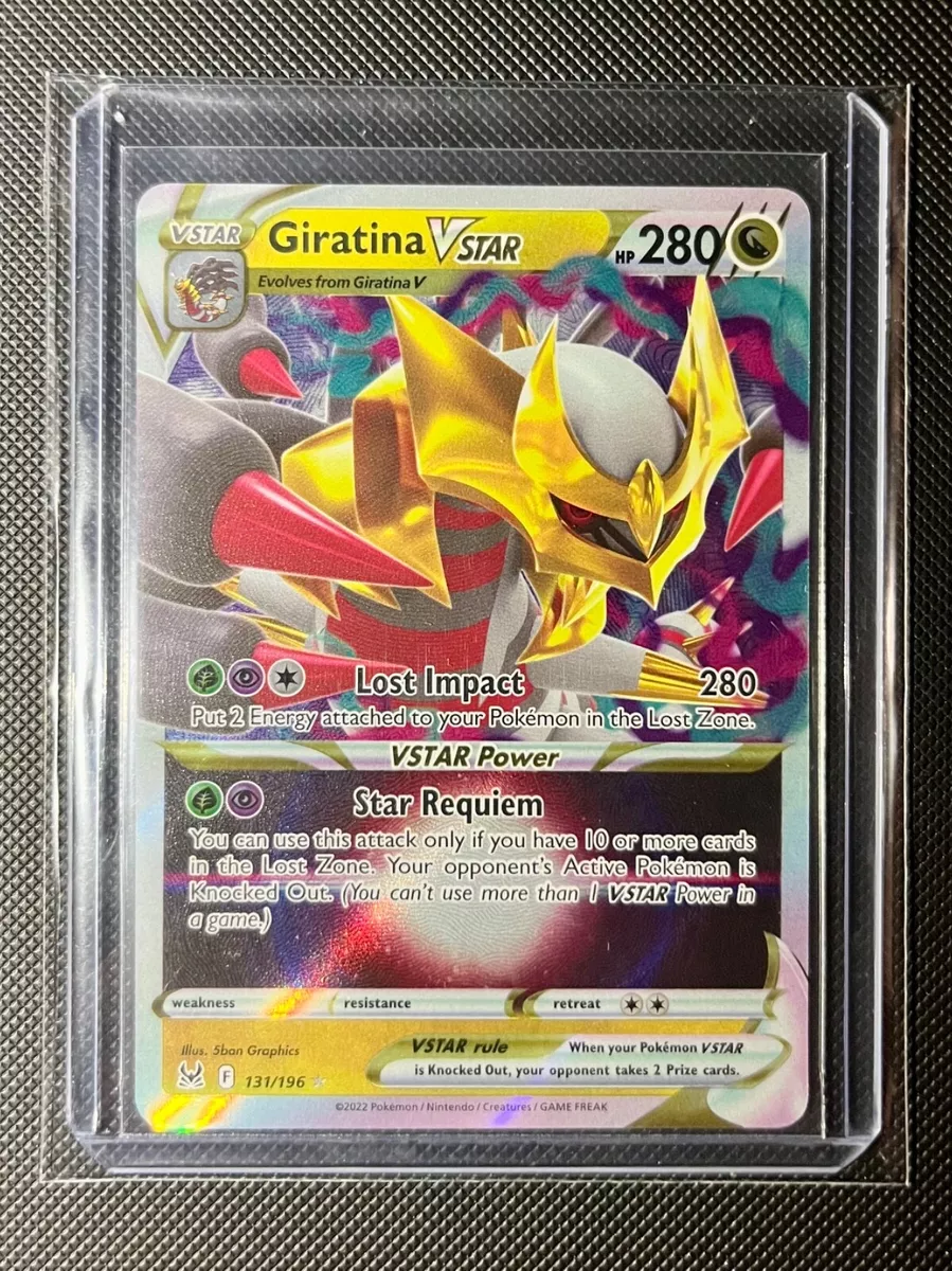  Pokemon - Giratina Vstar - 131/196 - Ultra Rare Card