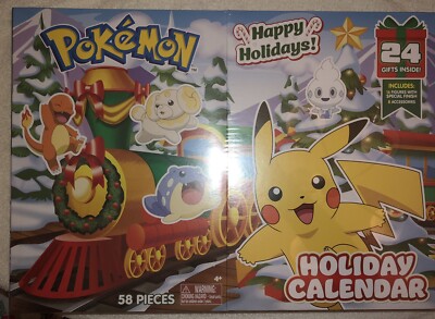 Pokémon 2024 Holiday Advent Calendar with 24 Gifts - Christmas Playset for Kids
