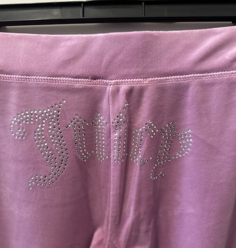 Neu mit Etikett Juicy Couture Velours violett/lila Trainingsanzug Jogginganzug Damengröße SMALL - Bild 12 von 12