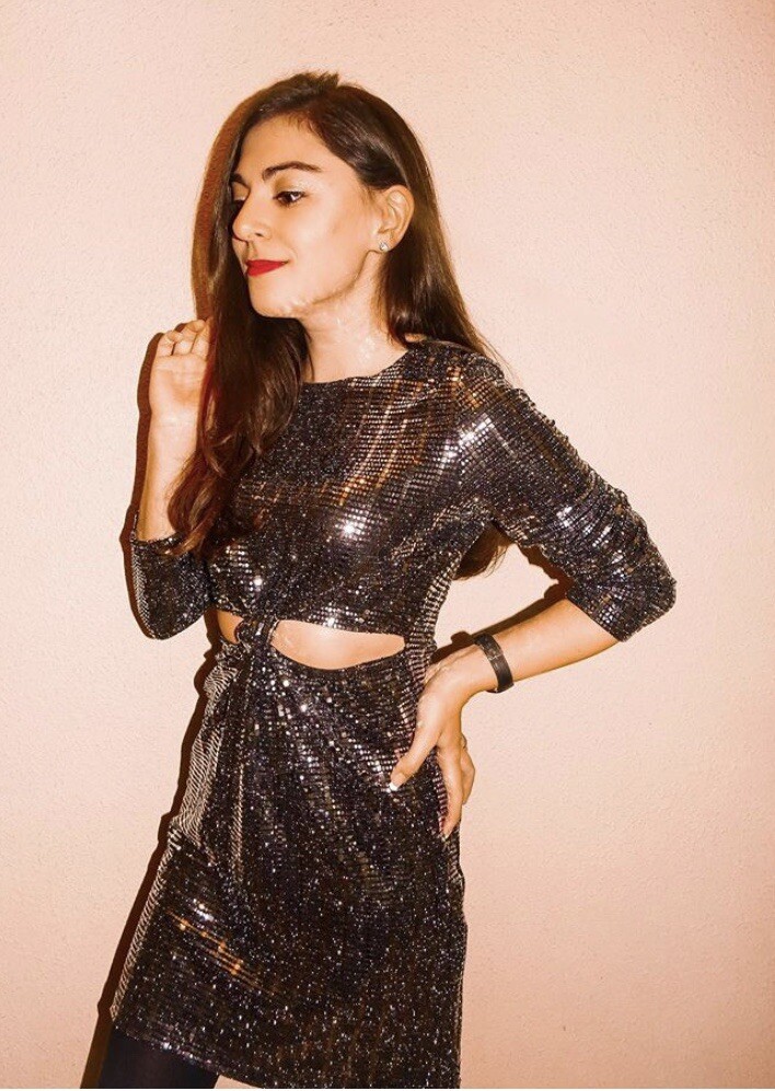 black sequin dress zara Zara Limited Edition Black Sequin Dress