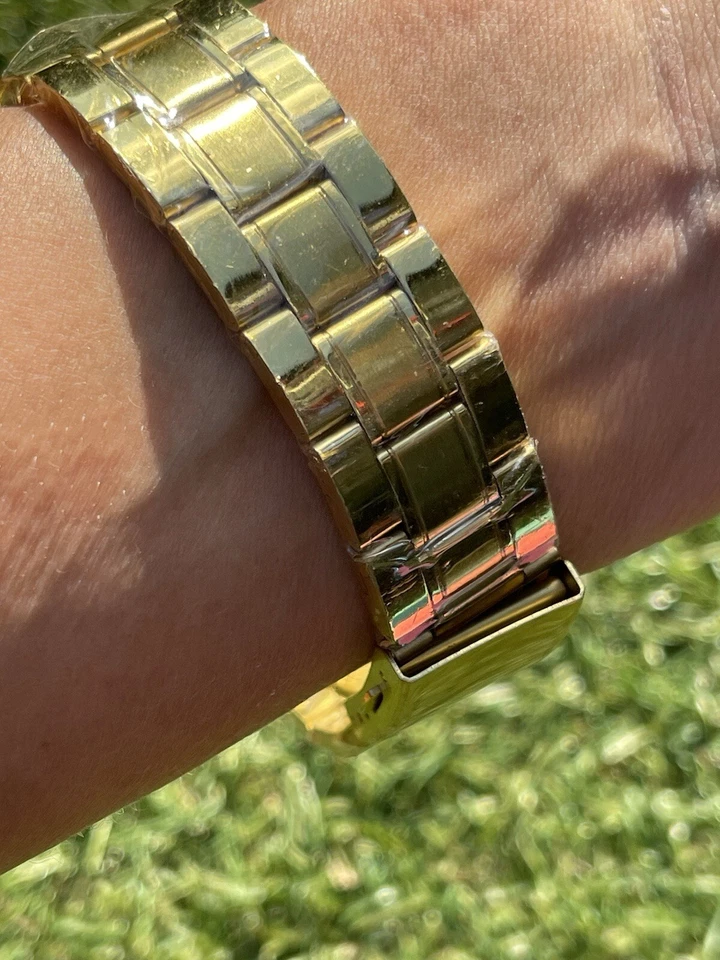 SWIDU Hombre Reloj de Lujo Muñeca Moda Acero Inoxidable SWI 021 Cuarzo Tono Dorado Foto 3 de 4