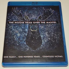 The Moose Head over the Mantel (Blu-ray, 2019) Horror Free 1-Day Shipping